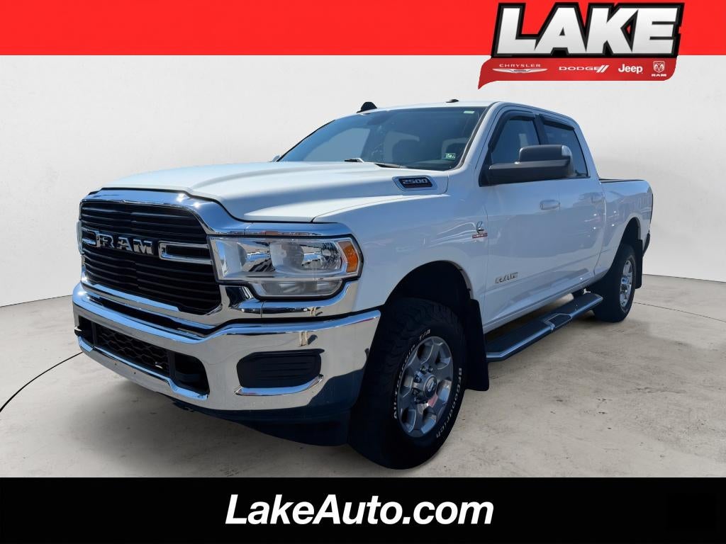 2020 RAM 2500 Big Horn in Bright White Clearcoat — front three-quarter view