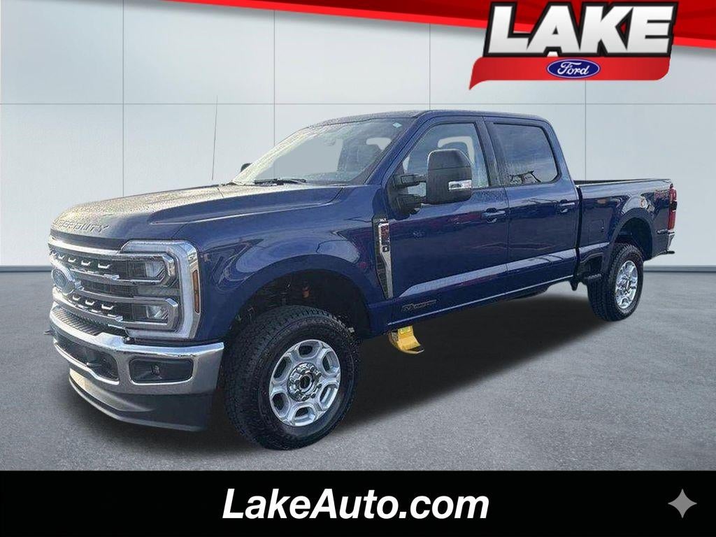 2026 Ford F-250 XLT in Argon Blue Metallic — front three-quarter view
