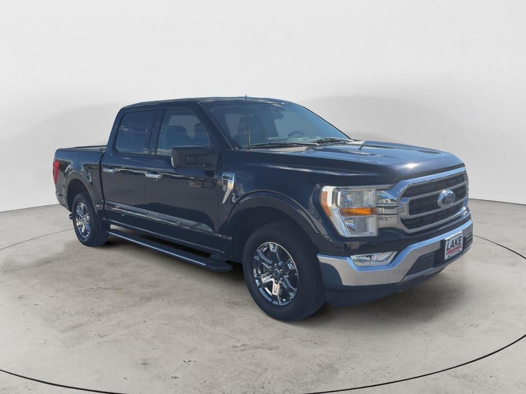 2021 Ford F-150 — rear three-quarter view