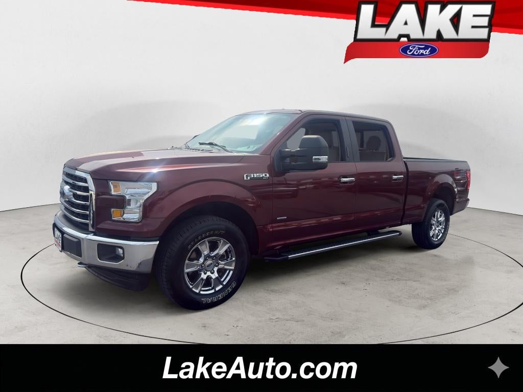 2017 Ford F-150 XLT in Bronze Fire Metallic — front three-quarter view