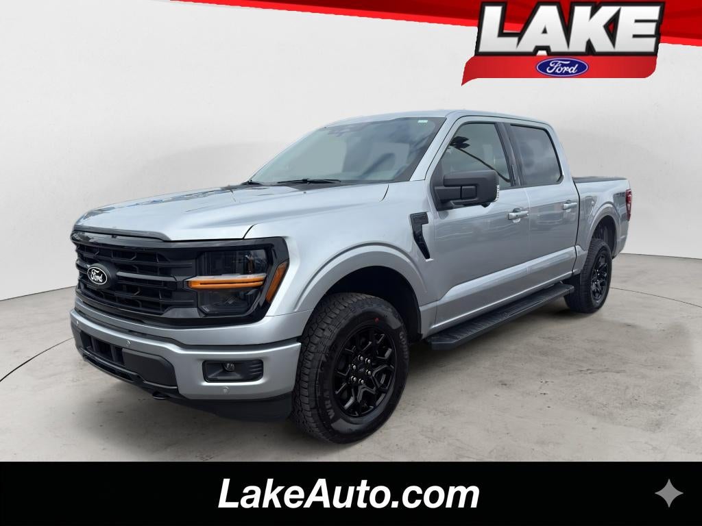 2026 Ford F-150 XLT in Iconic Silver Metallic — front three-quarter view