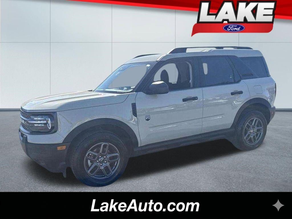 2025 Ford Bronco Sport Big Bend in Desert Sand — front three-quarter view