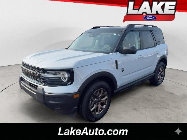2026 Ford Bronco Sport Big Bend in Space White Metallic — front three-quarter view